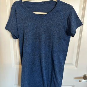Heather Blue Lululemon Swiftly Tech Short Sleeve